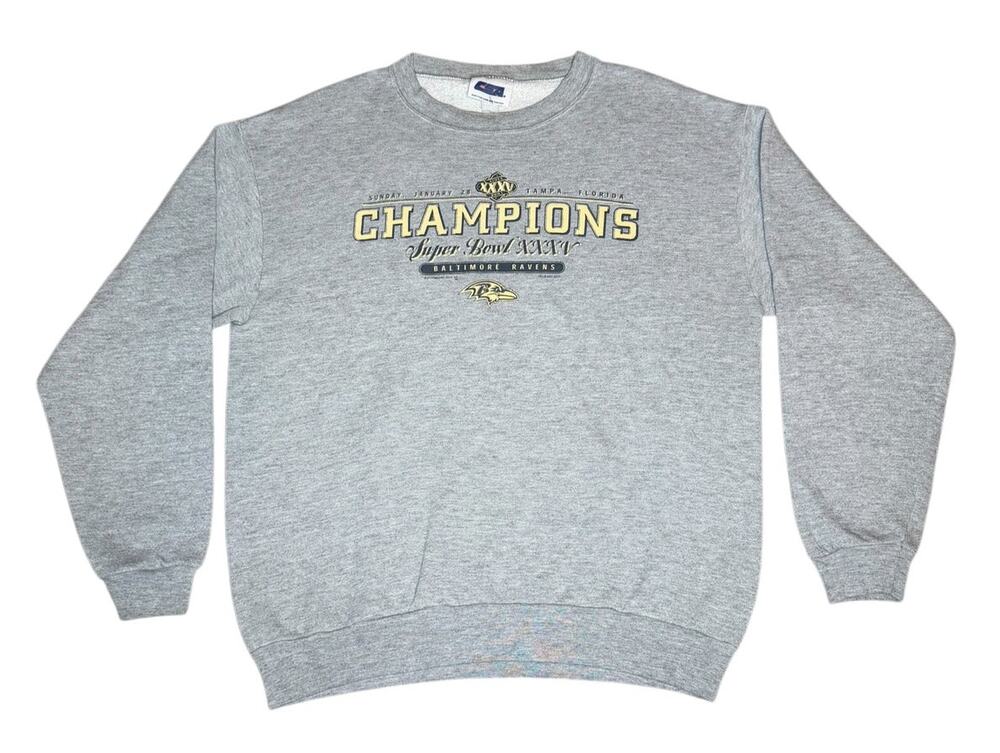 Vintage Baltimore Ravens Super Bowl Champions NFL Crewneck Sweatshirt